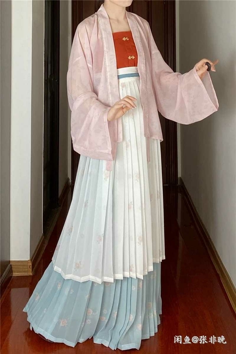 只出不换杉梅原创汉服女【桑田】宋制直袖衫改...