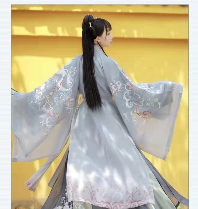 出社麟星瑶晋制汉服女原创正品魏晋中国风