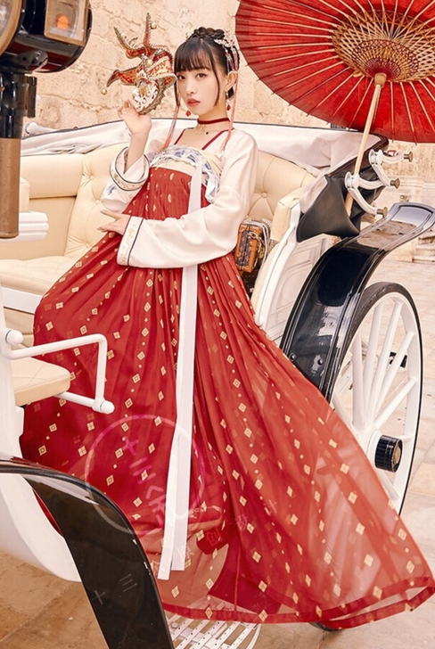 【收】【收】【收】拜月长生对襟上襦 xs码