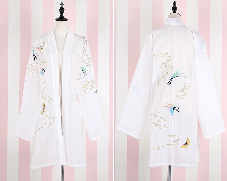 （清货）全新红楼梦彩蝶褙子宋制汉服汉元素防...