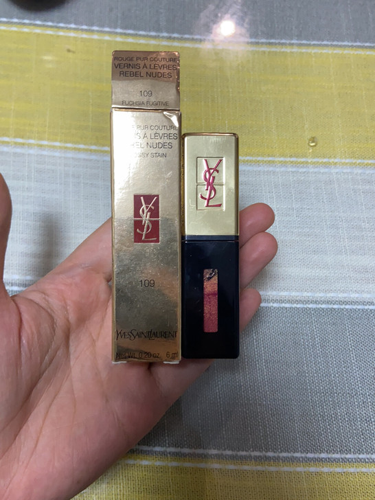 正版正品YSL圣罗兰绝版镜面水光唇釉人鱼姬...