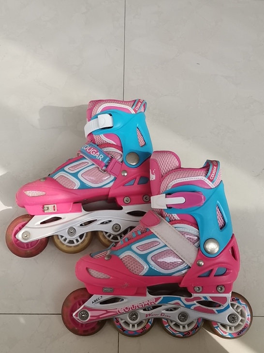 轮滑鞋 美洲狮 旱冰鞋 正品 儿童款 34...