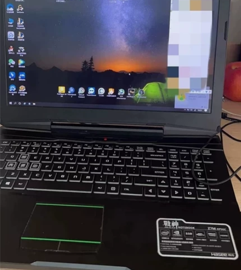 出一台闲置笔记本神舟战神，现在换台式了故出...