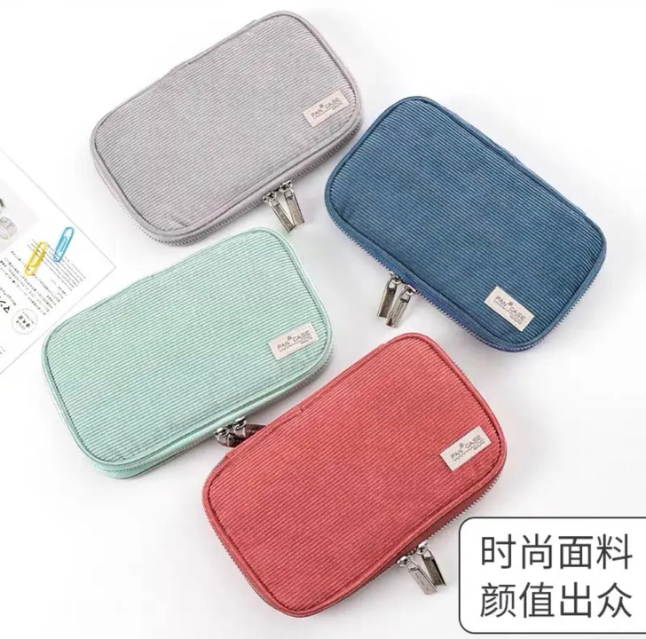 国誉PAN CASE烧饼包多功能文具笔袋大...