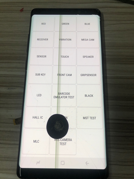 三星Note8屏幕总成原装拆机有瑕疵。经反...