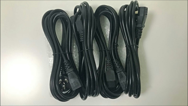 电脑电源线三孔延长线显示器主机电源线机箱品...