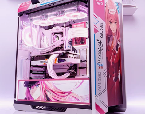 rog太阳神机箱官方正品翻毛皮灯板龙神36...