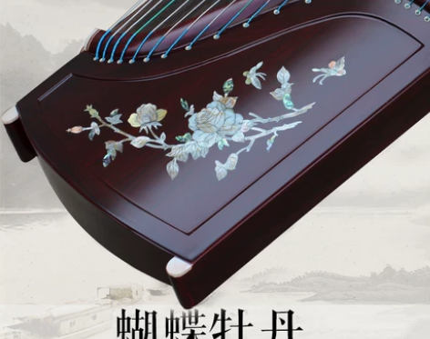 仙声乐器大师签名古筝实木嵌彩螺专业演奏古筝...