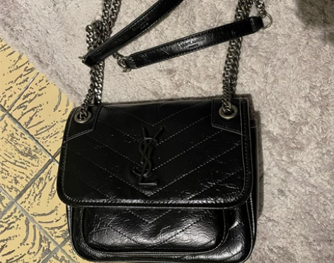 YSL niki小号黑色银链 低价买来的一...