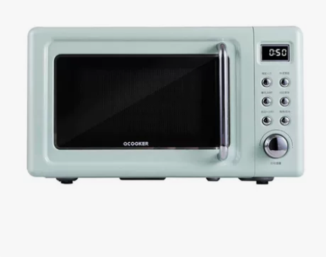 薄荷色微波炉 功能完好，无声加热快  支持...