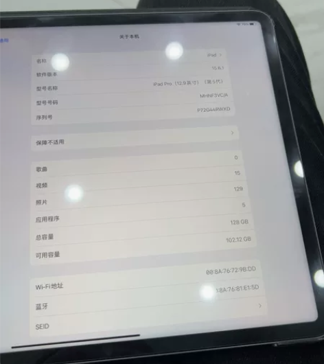 iPad Pro (2021) 12.9英...