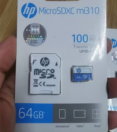 hp惠普tf内存卡64g小卡送sd原装转换...