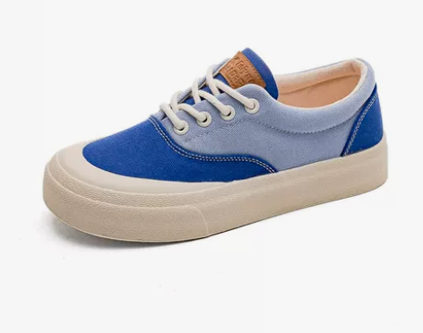 飞跃官方旗舰店帆布鞋女2022年秋季新款面包鞋厚底百搭休闲馒...