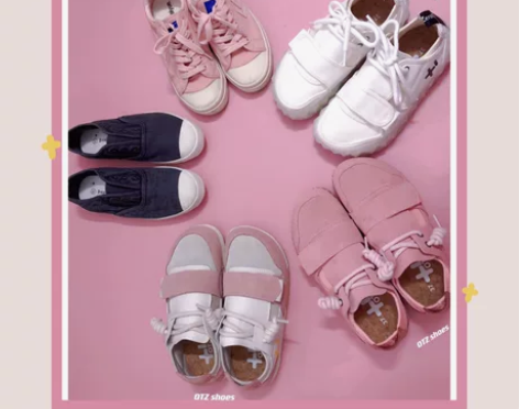 回力飞跃粉色联名帆布鞋 35码有穿着痕迹(...