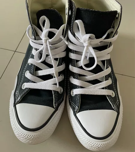 匡威高帮女鞋，37码，新旧程度如图，原相机...
