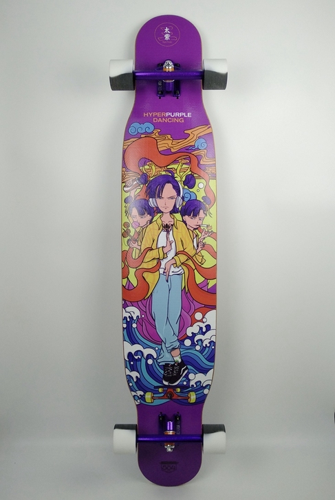 Fivezerofour三太紫长板舞板 女...