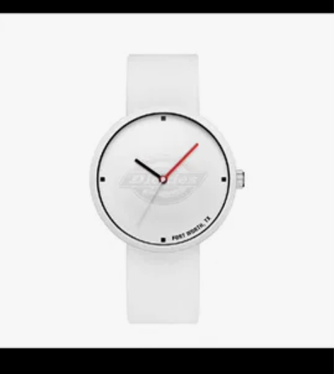 出dickies白色手表，闲置，最多带过3...