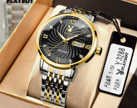 花花公子黑科技手表男潮牌正品联名全自动机械...