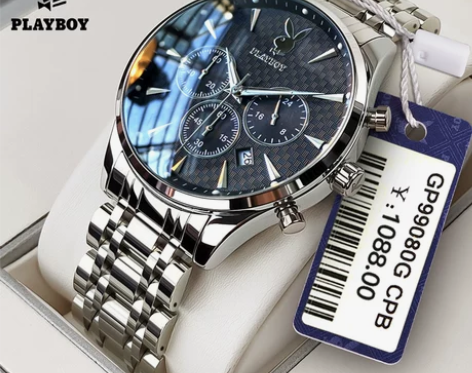 花花公子男士手表男潮流学生正品新款腕表多功...