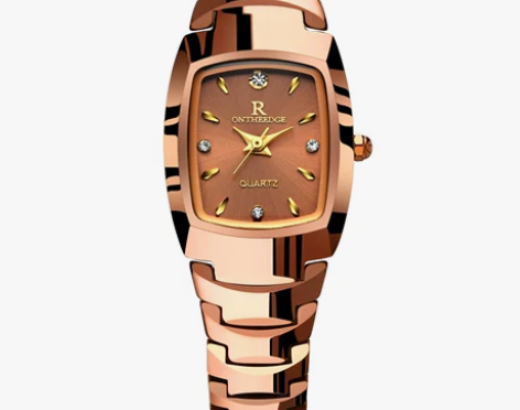 正品超薄防水女士手表女士腕表石英女钨钢女表...