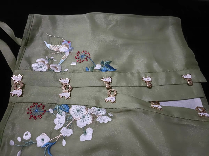 钟灵记 玉露:对交穿汉服明制半袖短衫主腰吊...