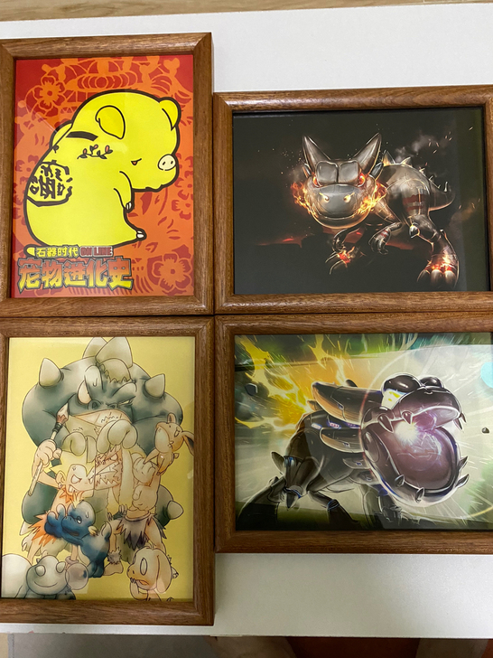 石器时代画像摆件，珍贵画作扫描版制作精良
