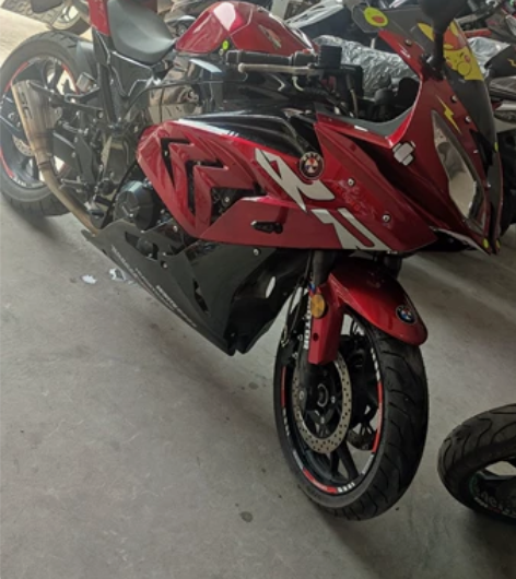 准新国产宝雕双缸400双R摩托车跑车，非小...