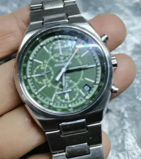 原庄二手精工7T62石英计时月腕表 原庄二...