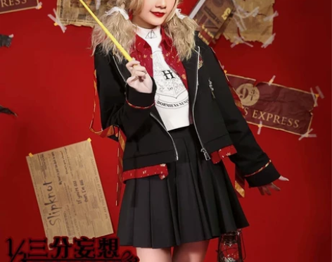 三分妄想魔法学院cos服格兰芬多狮院哈利赫...