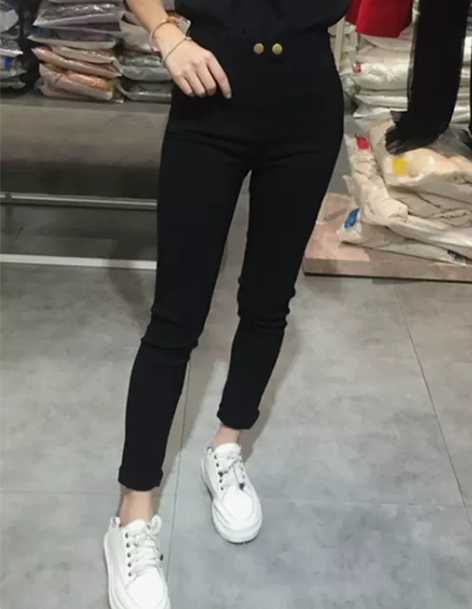 铅笔裤 黑裤铅笔裤外穿打底裤小显瘦魔术小脚...