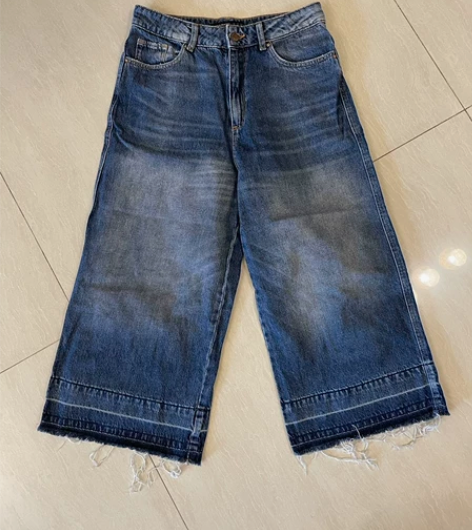 九五新Zara女装七分牛仔裤EUR38码 ...