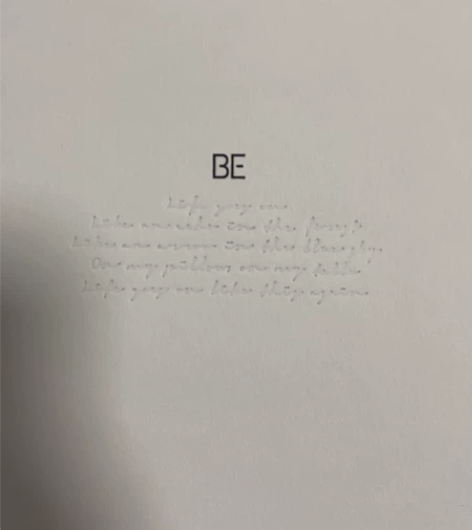 防弹少年团 bts BE 专辑 BE 仅拆...