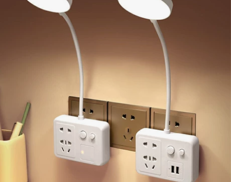 LED多功能创意台灯学生宿舍卧室氛围床头灯...