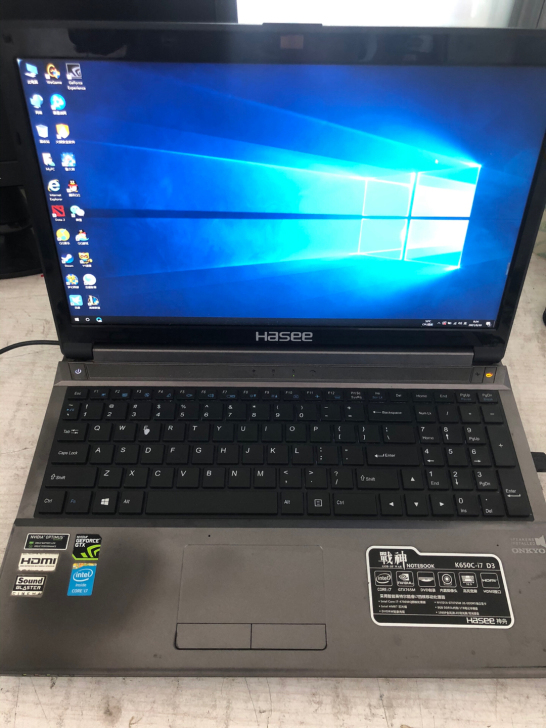 神舟战神K650C游戏本,i7四代四核八线...
