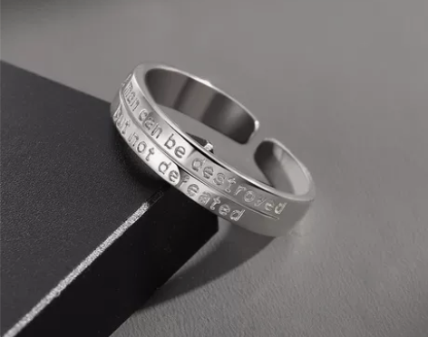 s925银复古老人与海戒指男士单身戒潮流开...