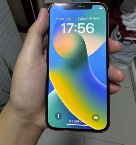 苹果12红色128g，国行自用成色非常新，...