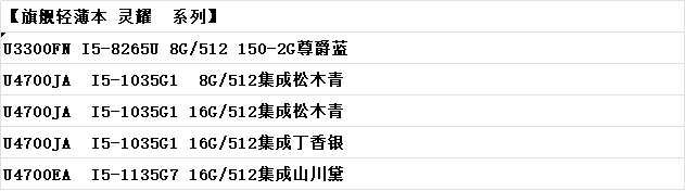 华硕笔记本 飞行堡垒9/飞行堡垒8/灵耀/...