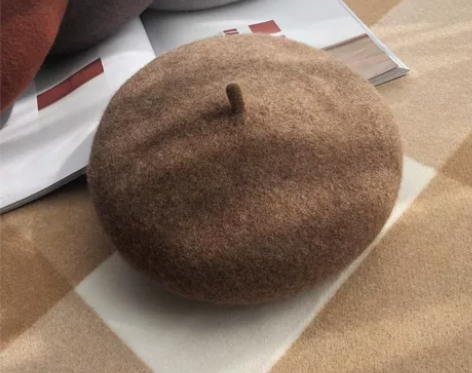 冬季贝雷帽女士保暖 新款时尚韩版羊毛呢 可...