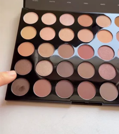 Morphe35色大地色盘珠光哑光眼影眼线...