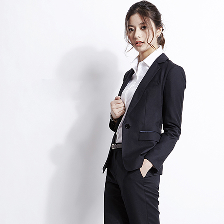 OFFIY-ADVANCED羊毛黑色公务员...