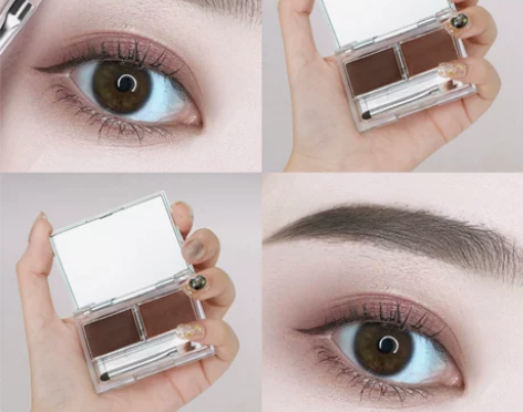 卡姿兰眉粉防水防汗不脱色持久品牌女眉粉盘大...