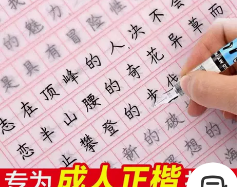楷书练字帖 成人大学生练正楷临摹字帖钢笔练字
