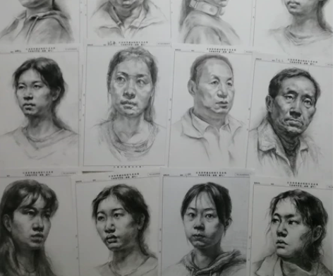 素描人物头像8开4元,4开色彩静物7元,速...