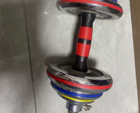 纯钢哑铃， 一组36斤相中的亲人 联系  ...