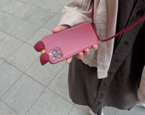 日韩ins斜挎挂绳适用iPhone11/1...