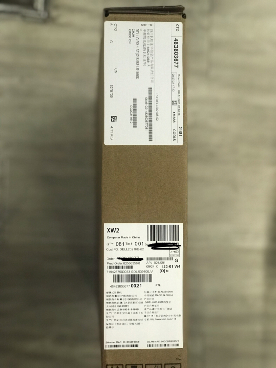 戴尔G15-5511-1866SE黑金版包...