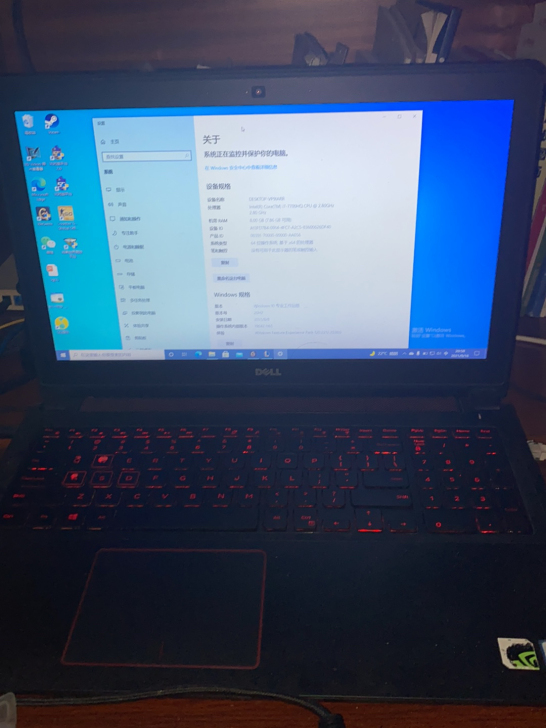 自用笔记本电脑 无任何维修拆卸 配件齐全 ...