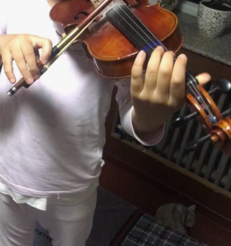 手工小提琴，面板很多裂痕。没调音。280到...