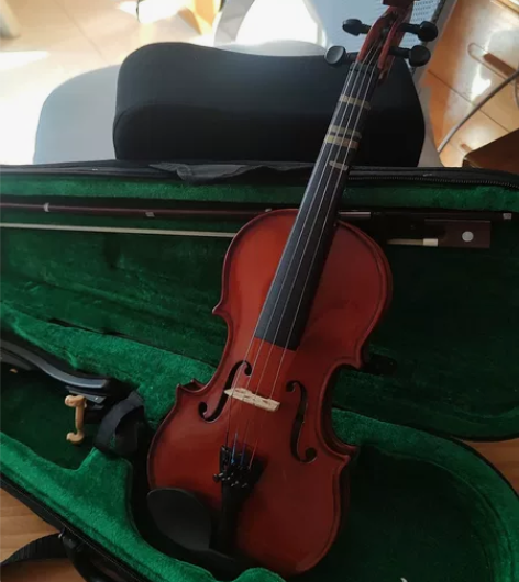 她妈妈非要给女儿练小提琴，不是那块料。小提...