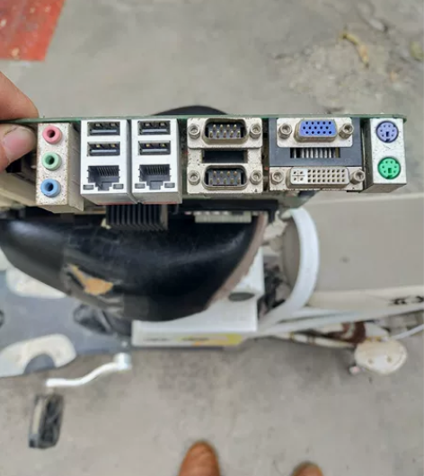 工业主板好像是g41dm主板,板子是好的没...